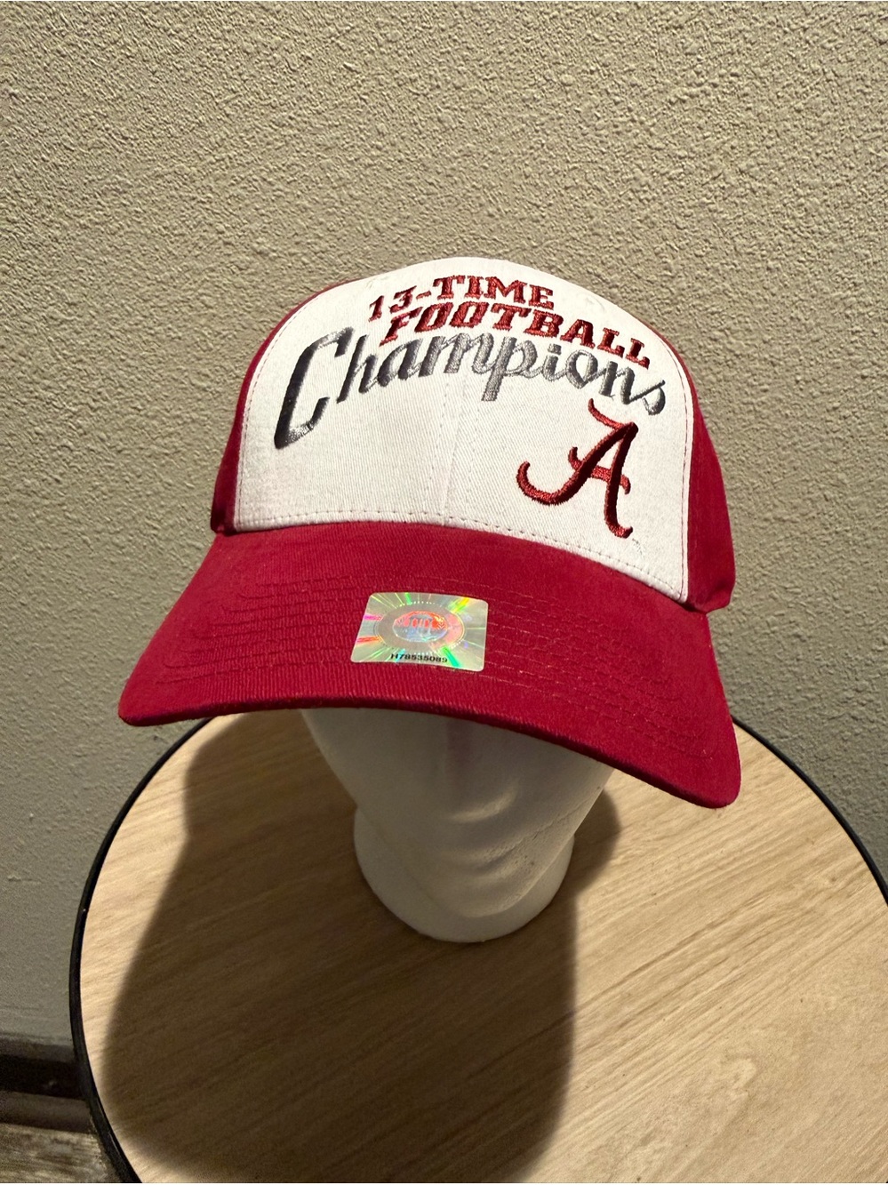 Alabama Crimson Tide Baseball Adjustable Cap 13-Time Football Champions